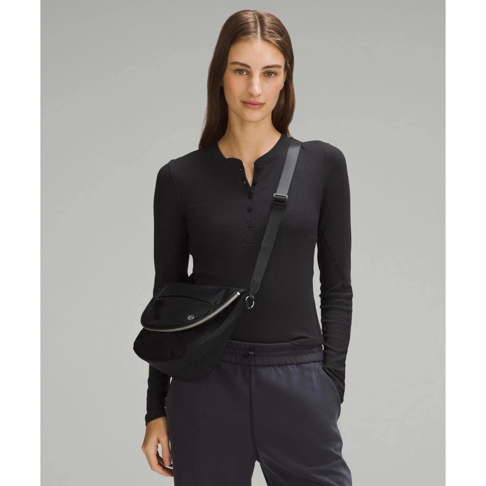 Lululemon All Night Festival Bag 5L - Black Silver Edition (NWT)