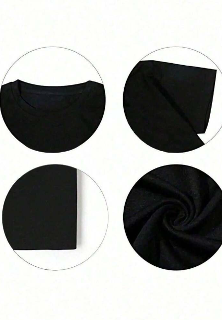 Iconic Movie Pose Graphic Tee - Premium Black Cotton T-Shirt